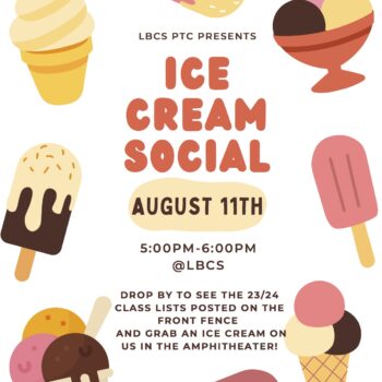 Ice cream social info August 11