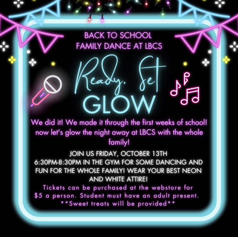 Glow party invite